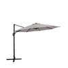 Living Accents Offset 10 ft. Tiltable Beige Patio Umbrella H22SU5701